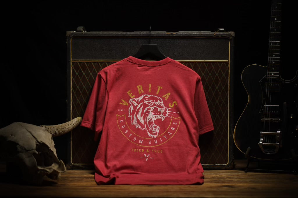 Tried & True Tiger Tee  (Red)